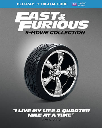 Fast and Furious 9-Movie Collection cover art