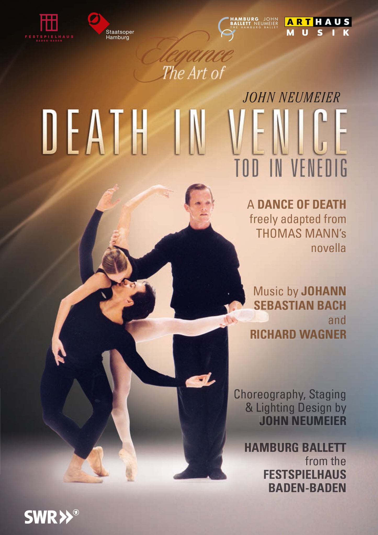 John Neumeier: Death in Venice (Tod in Venedig) (music by Wagner & Bach) [Video] cover art