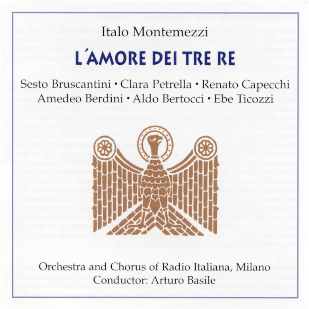 Montemezzi: L'amore dei tre re cover art