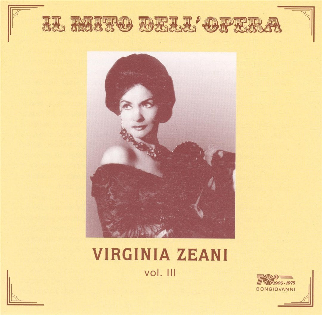 Virginia Zeani, Vol. 3 cover art