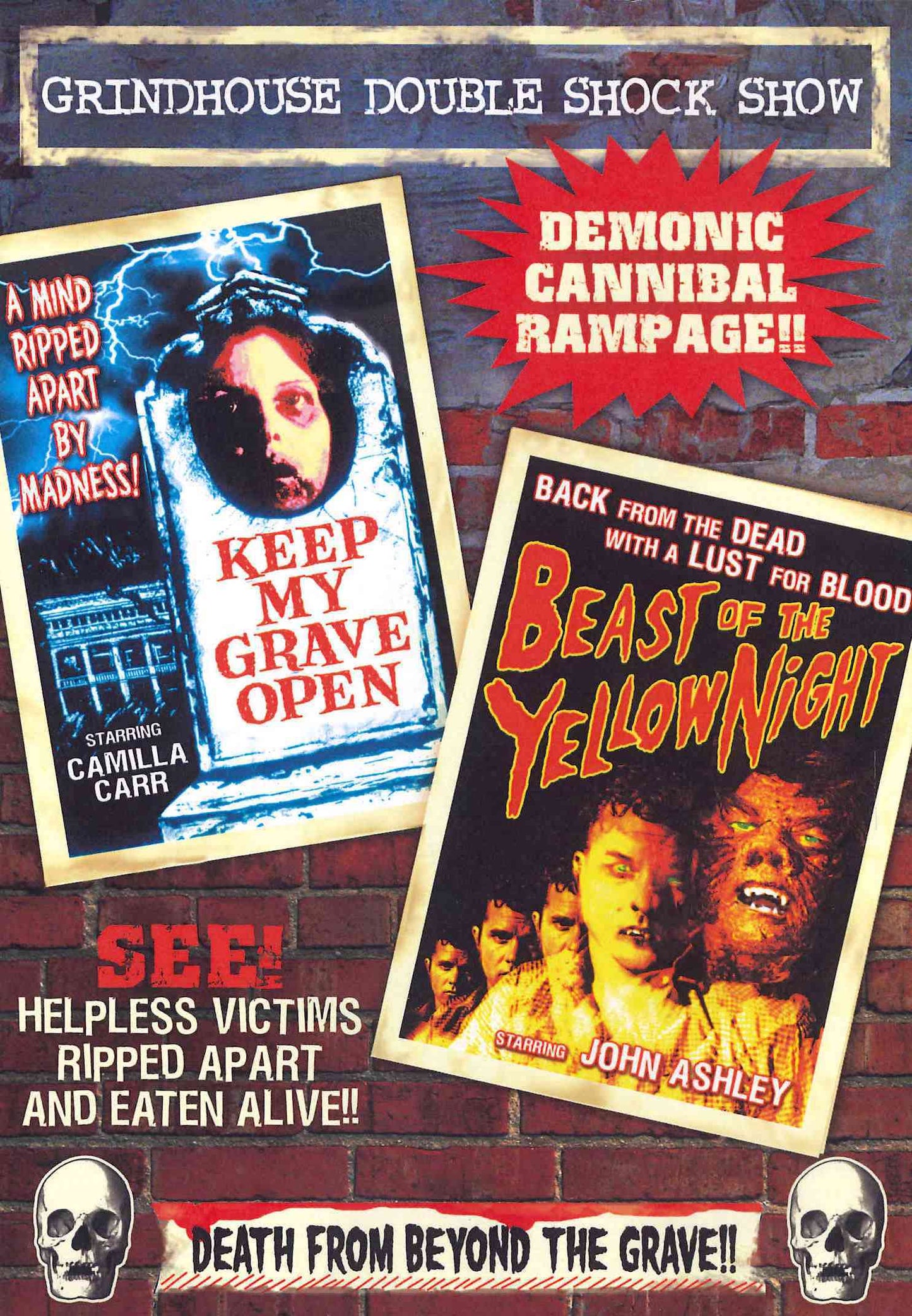 Grindhouse Double Feature: Beast Of Yellow Night/ Keep My Grave Open cover art