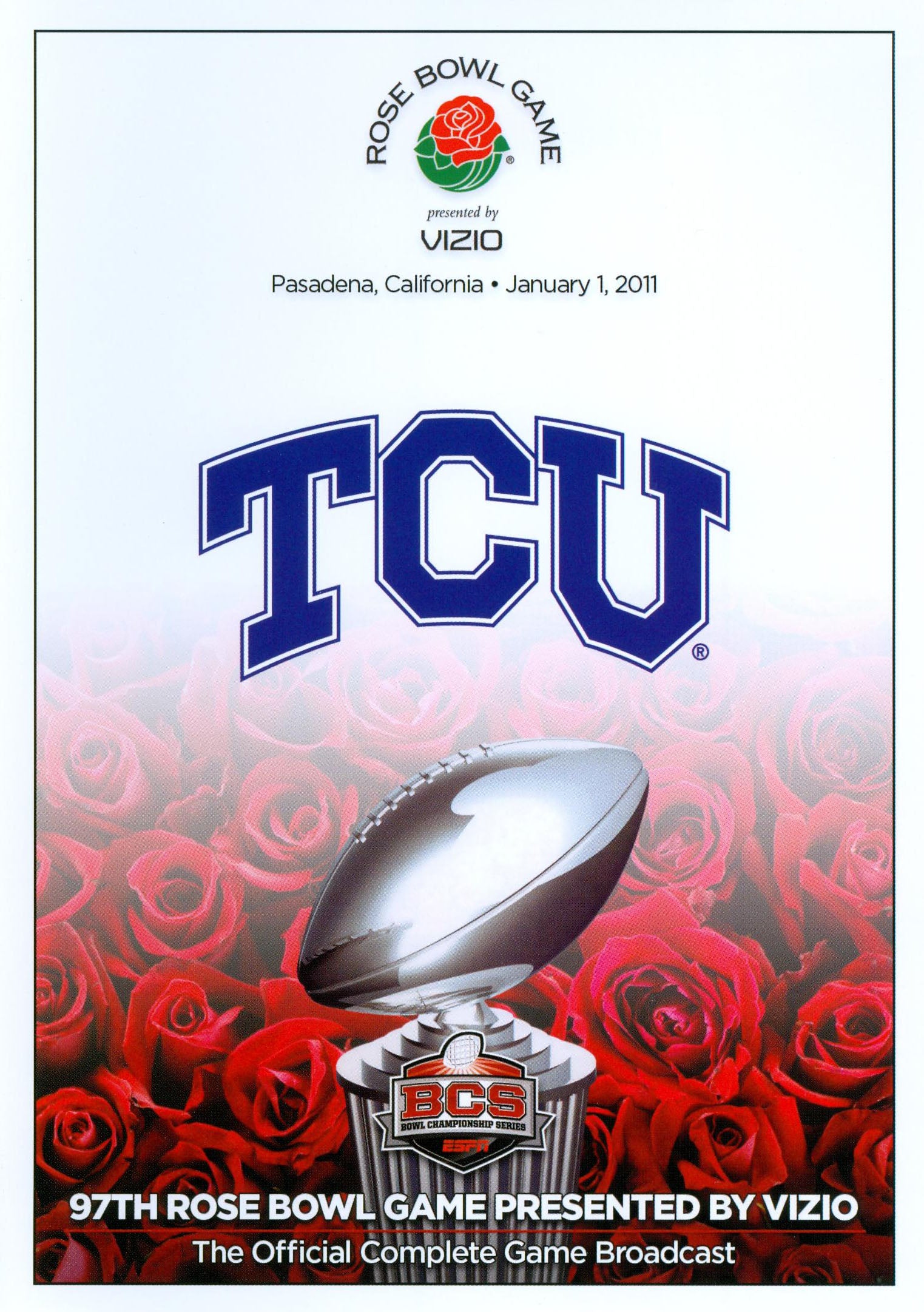 97th Rose Bowl Game: TCU vs. Wisconsin cover art