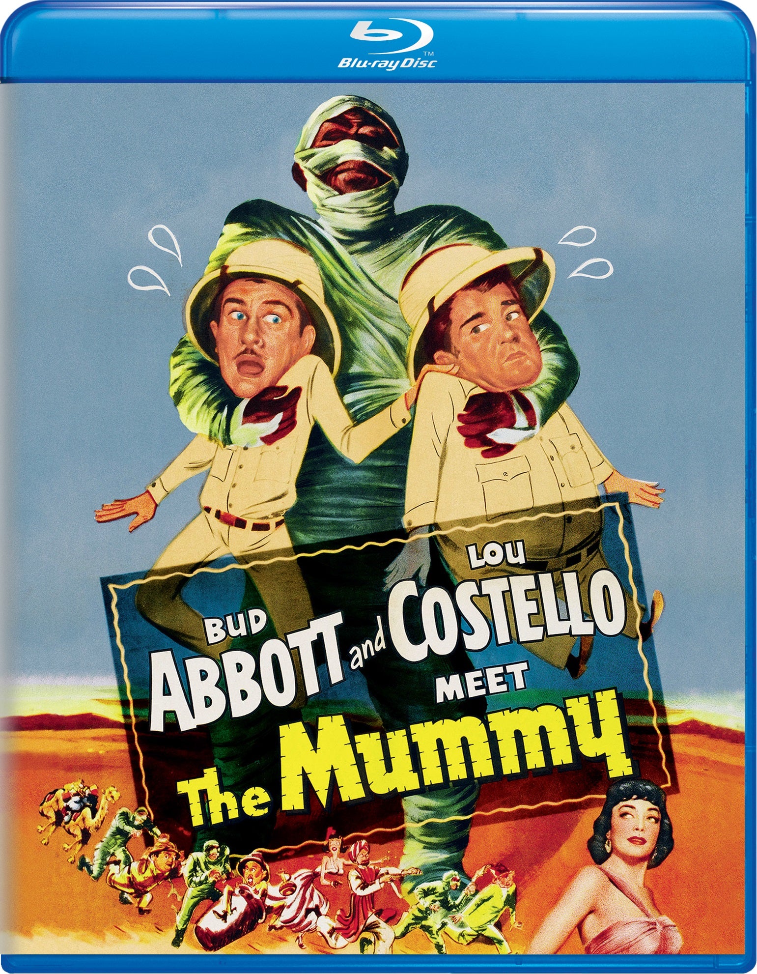Abbott and Costello Meet the Mummy [Blu-ray] cover art