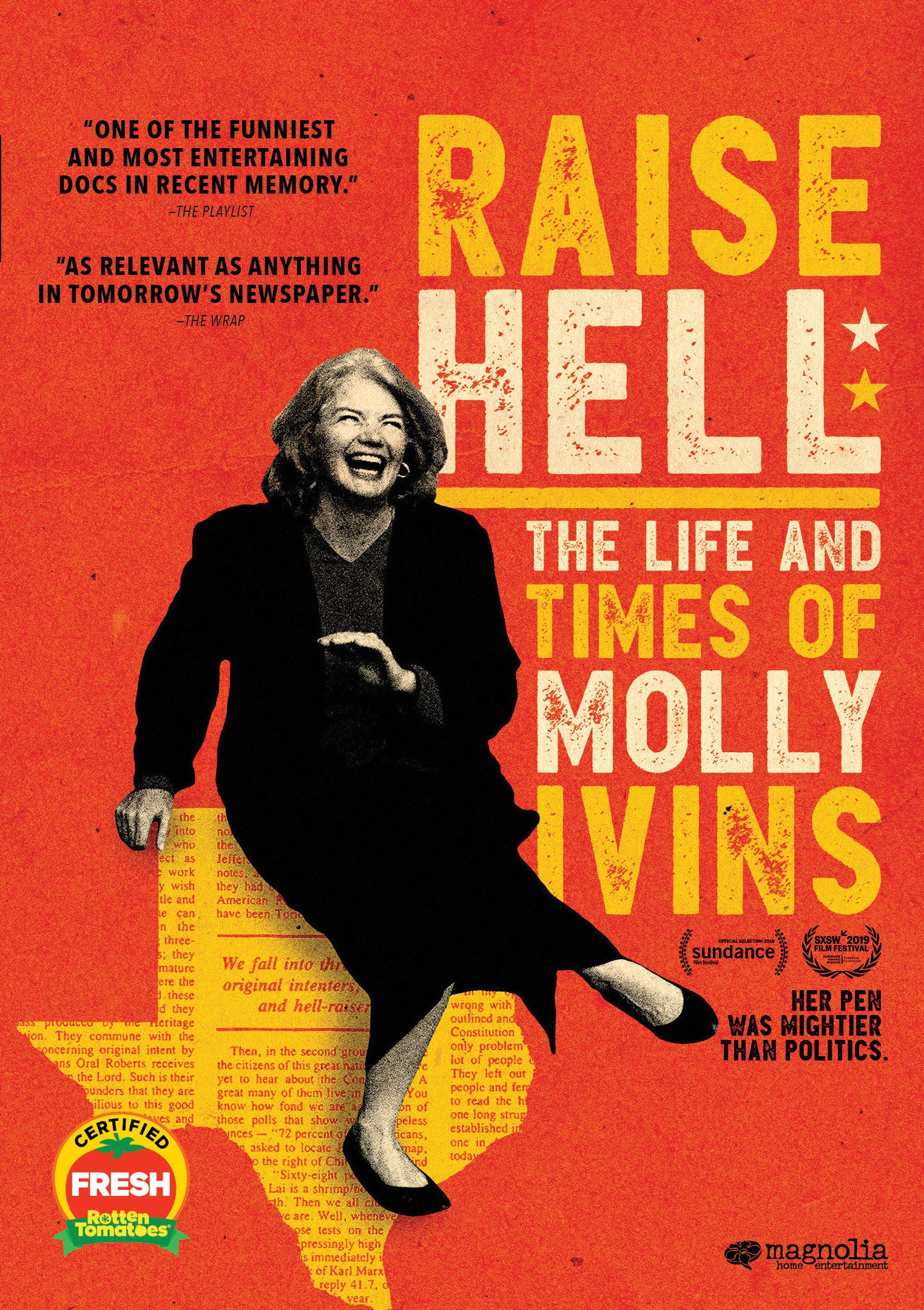 Raise Hell: The Life and Times of Molly Ivins cover art