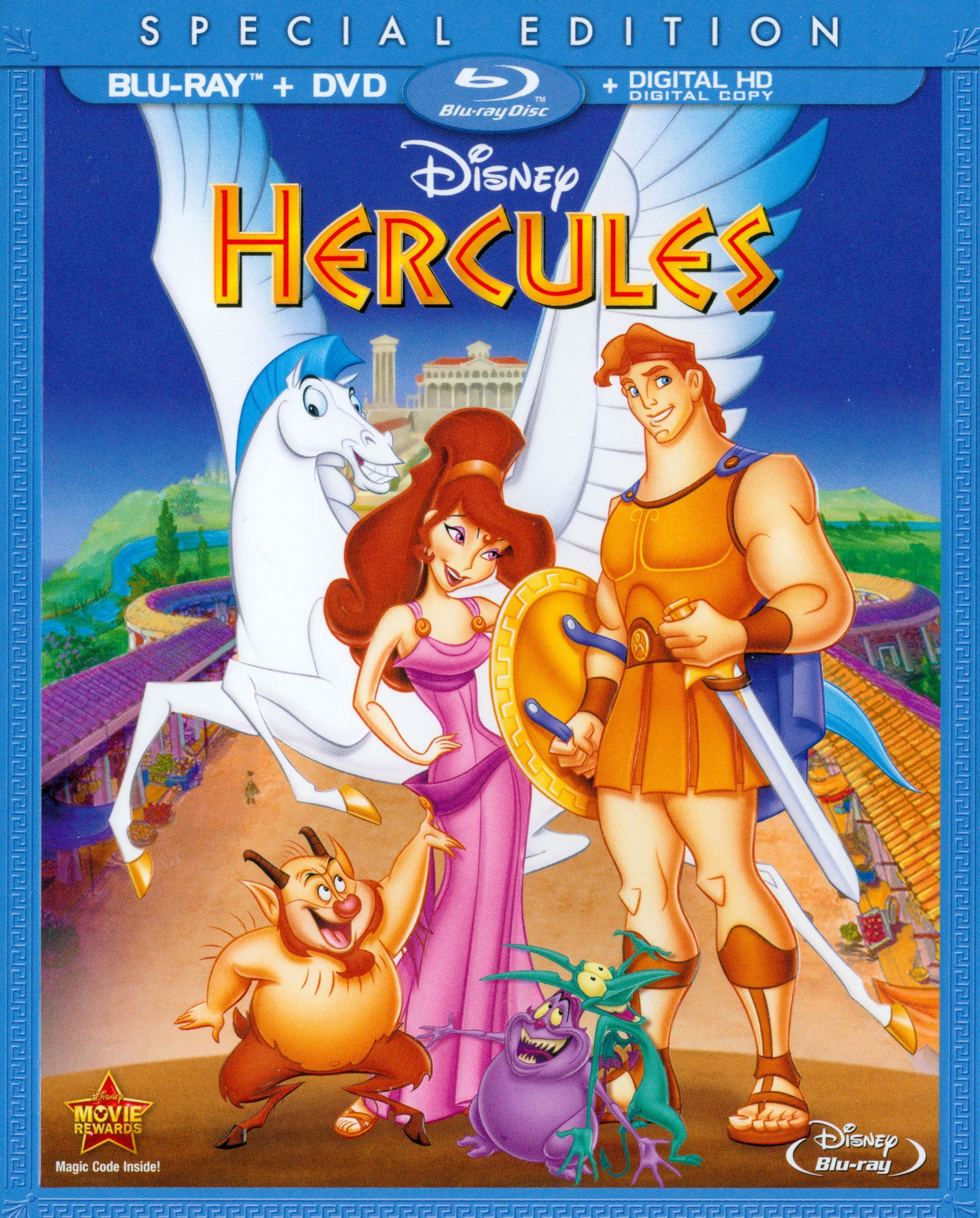 Hercules [2 Discs] [Includes Digital Copy] [Blu-ray/DVD] cover art