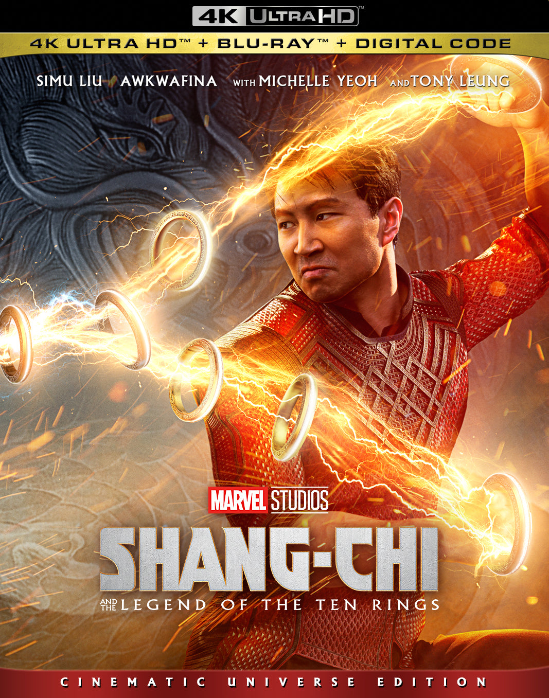 Shang-Chi and the Legend of the Ten Rings [Includes Digital Copy] [4K Ultra HD Blu-ray/Blu-ray] cover art