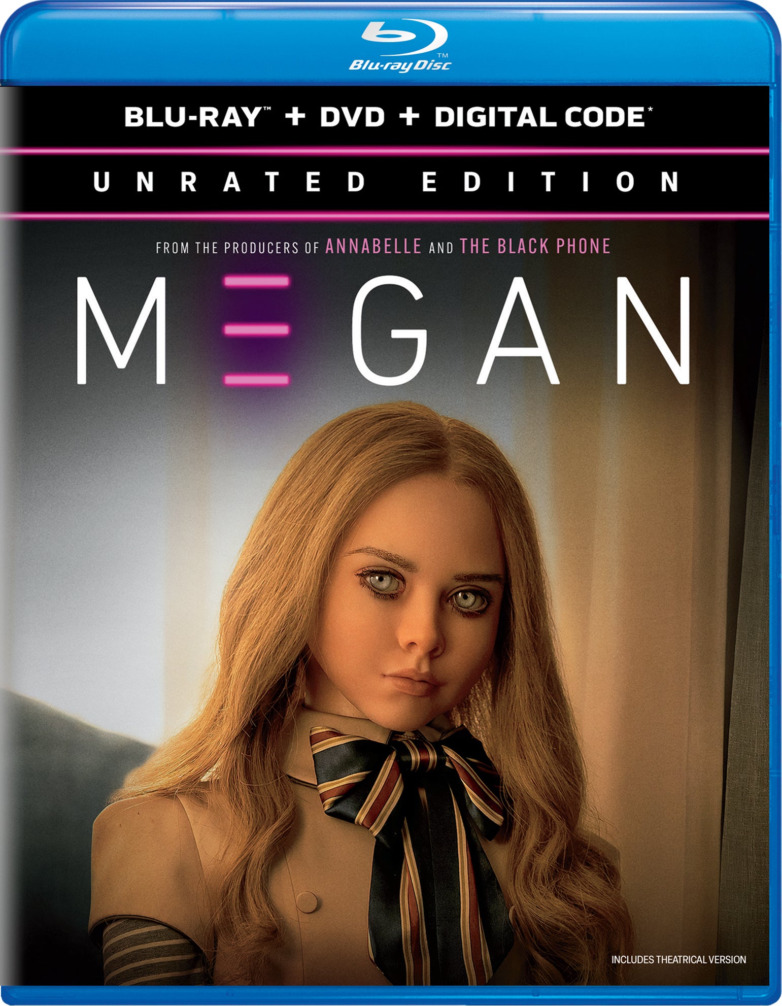 M3GAN [Includes Digital Copy] [Blu-ray/DVD] cover art