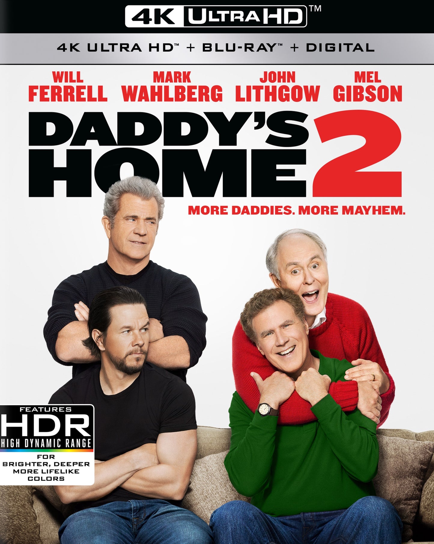 Daddy's Home 2 [4K Ultra HD Blu-ray/Blu-ray] cover art