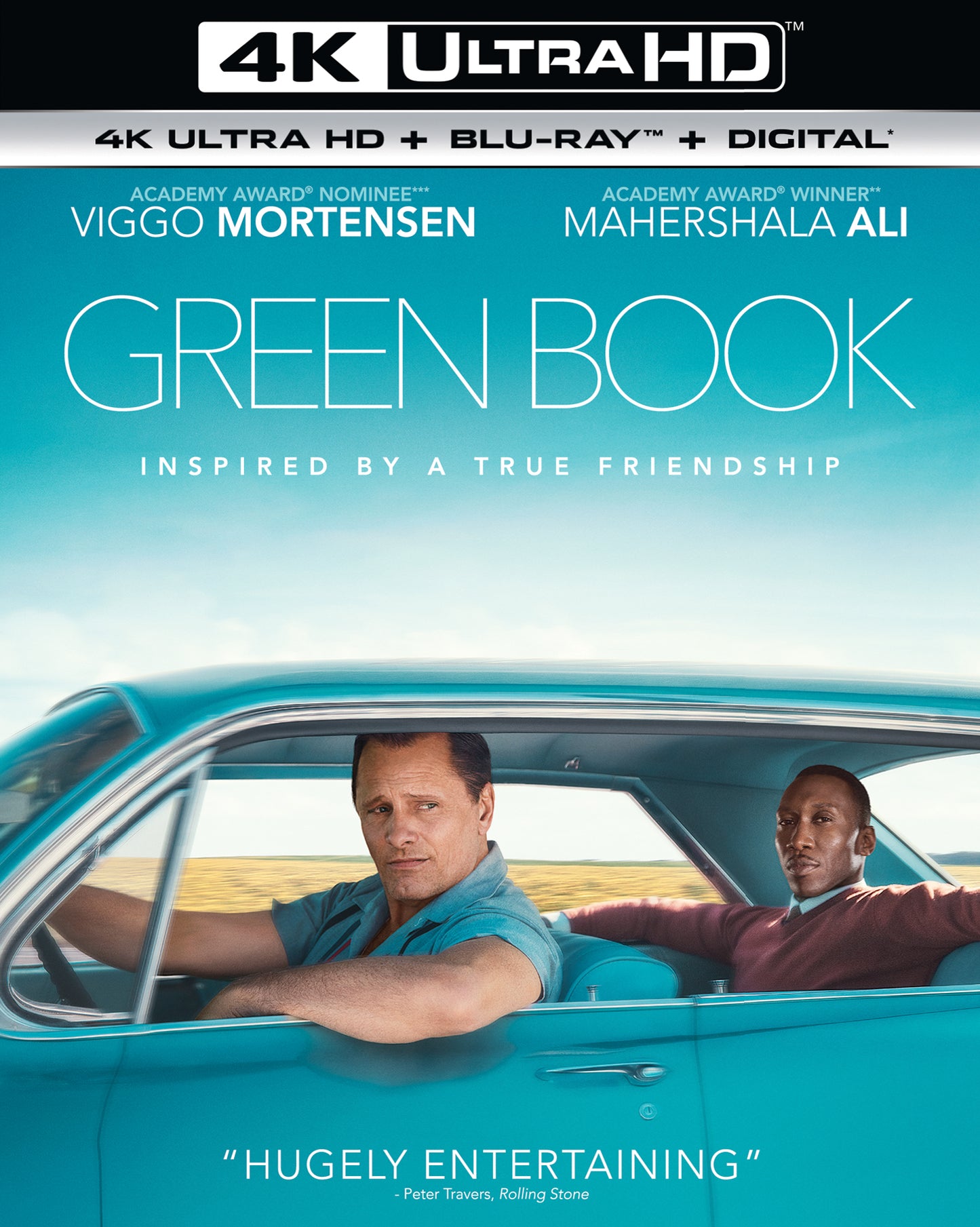 Green Book [Includes Digital Copy] [4K Ultra HD Blu-ray/Blu-ray] cover art