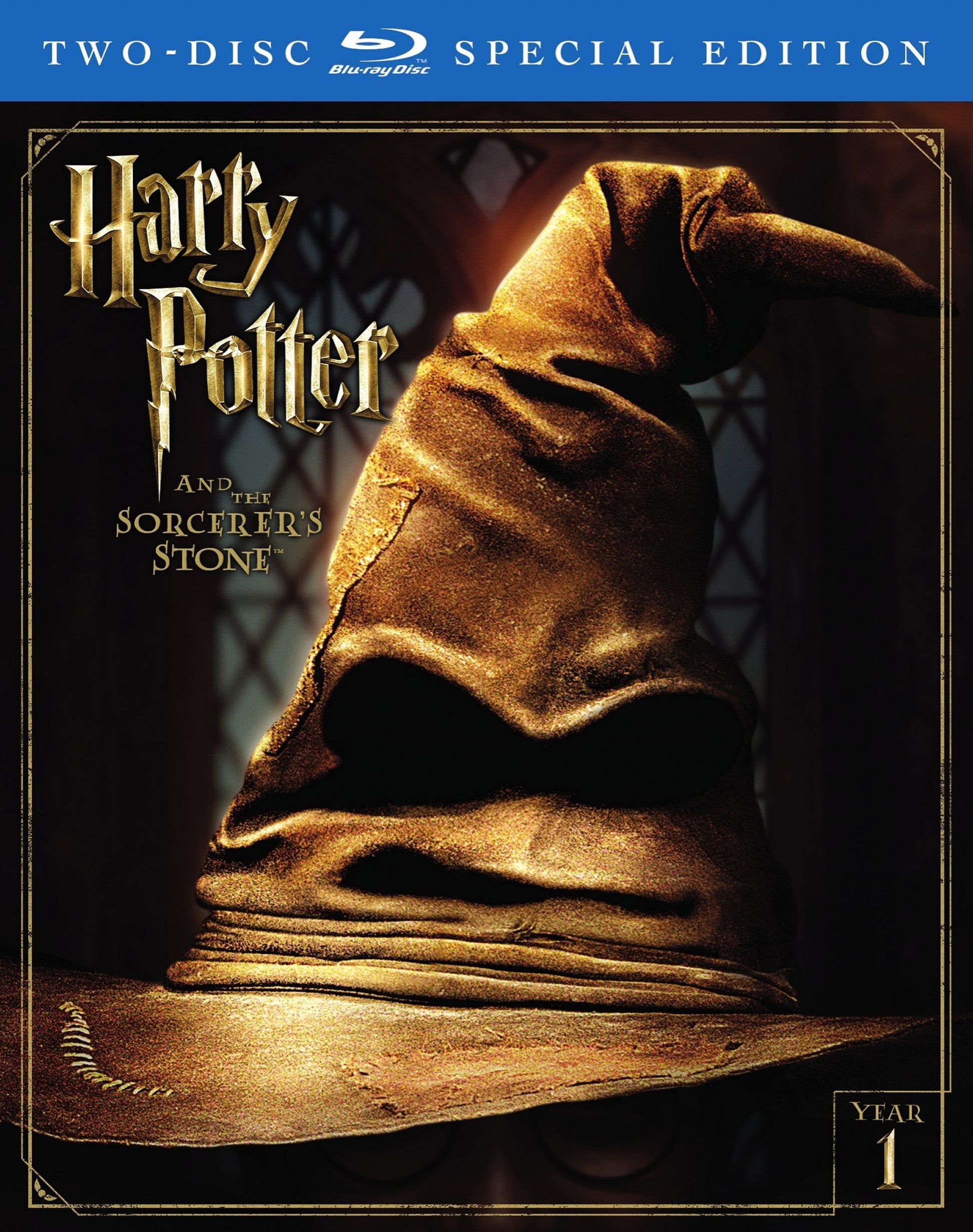 Harry Potter and the Sorcerer's Stone [Blu-ray] cover art
