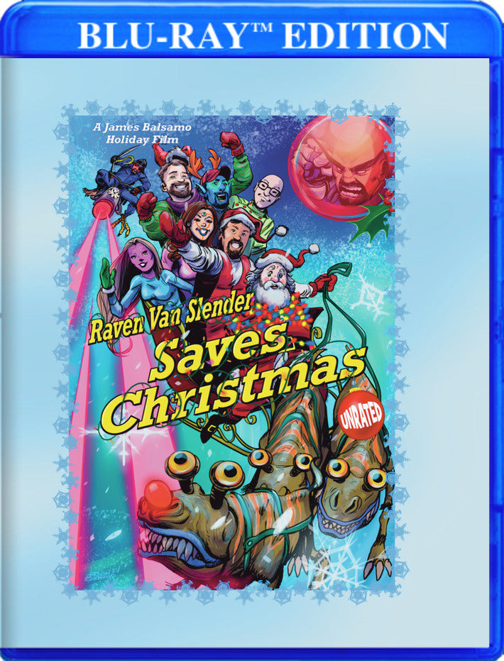 Raven Van Slender Saves Christmas [Blu-Ray] cover art