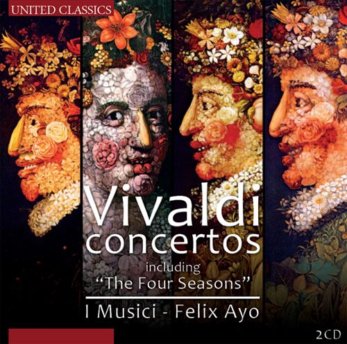 Vivaldi: Concertos including "The Four Seasons" cover art