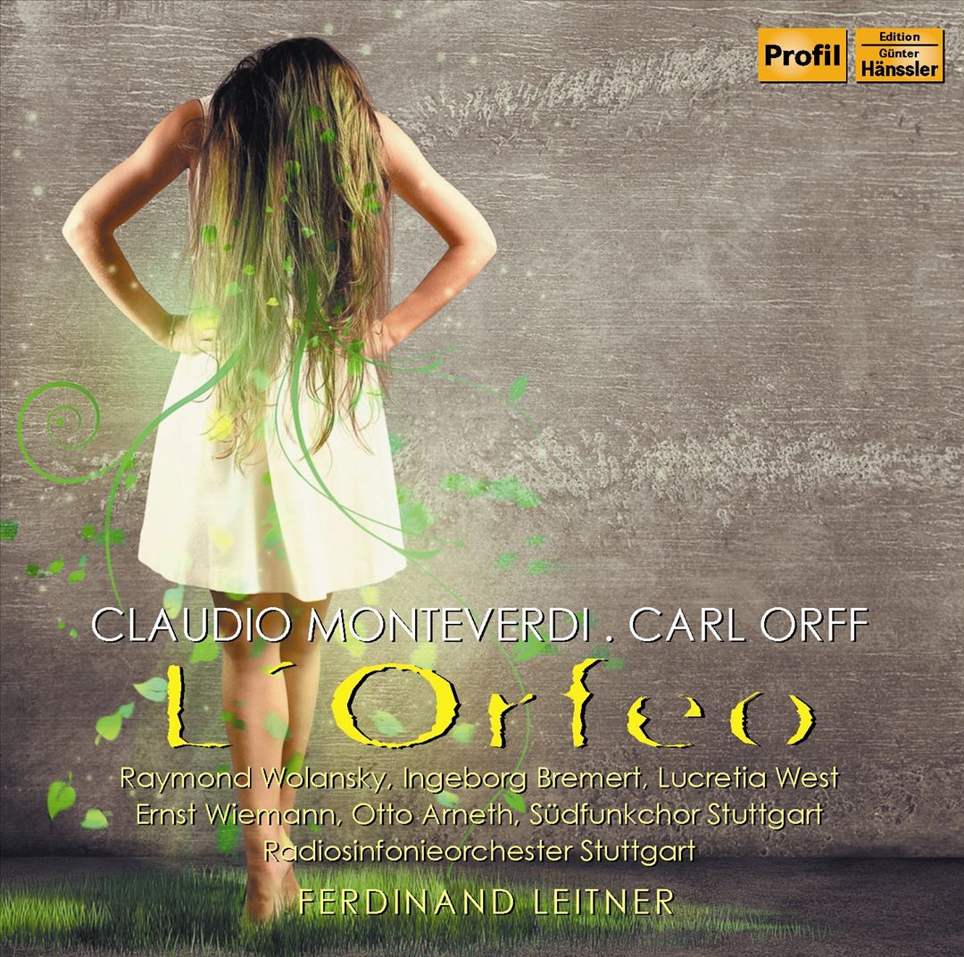 Claudio Monteverdi, Carl Off: L'Orfeo cover art