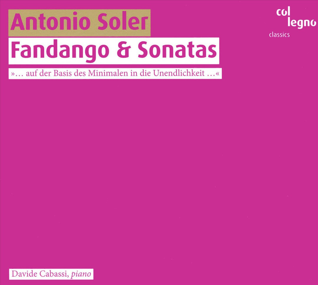 Soler: Fandango & Sonatas cover art