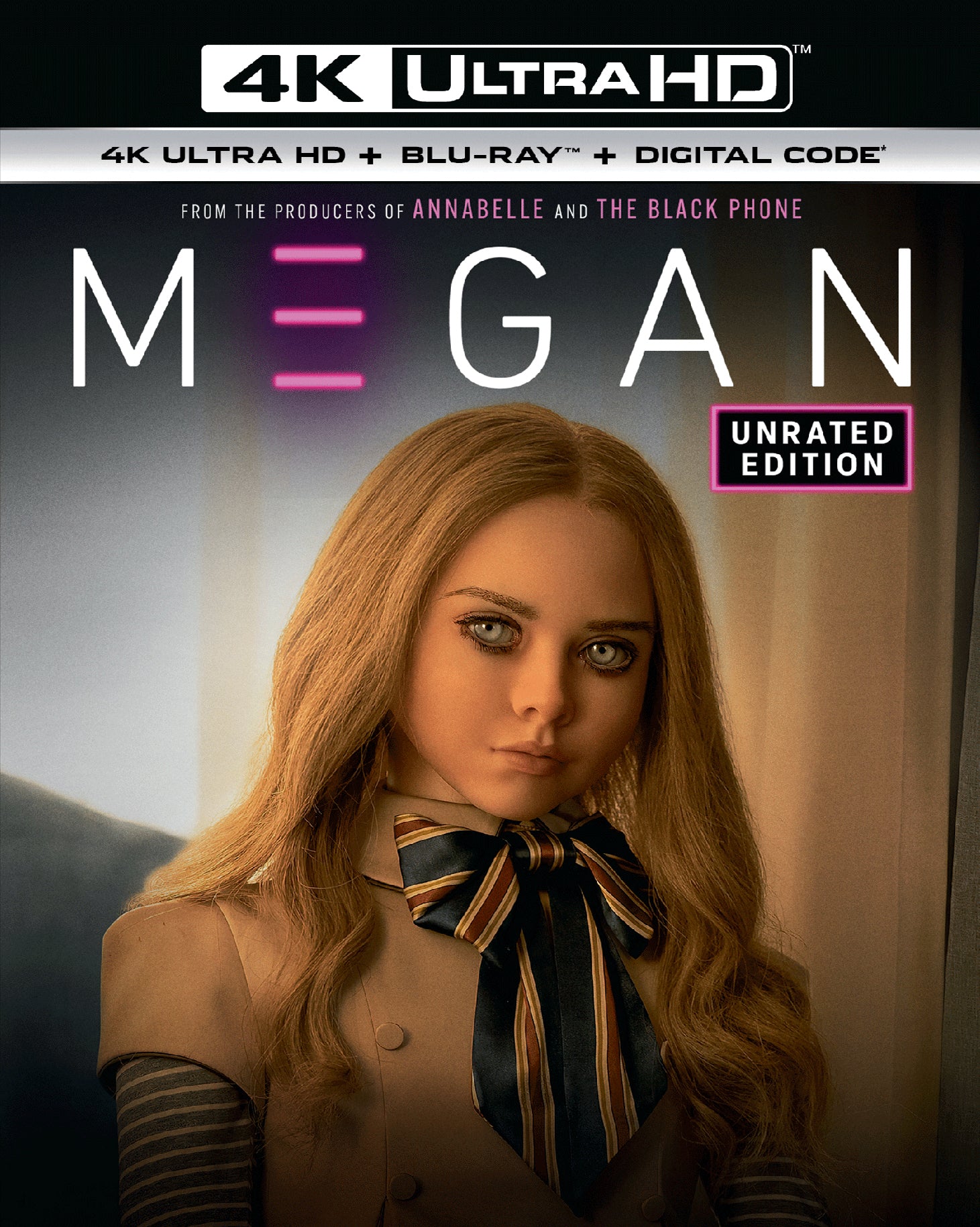 M3GAN [Includes Digital Copy] [4K Ultra HD Blu-ray/Blu-ray] cover art