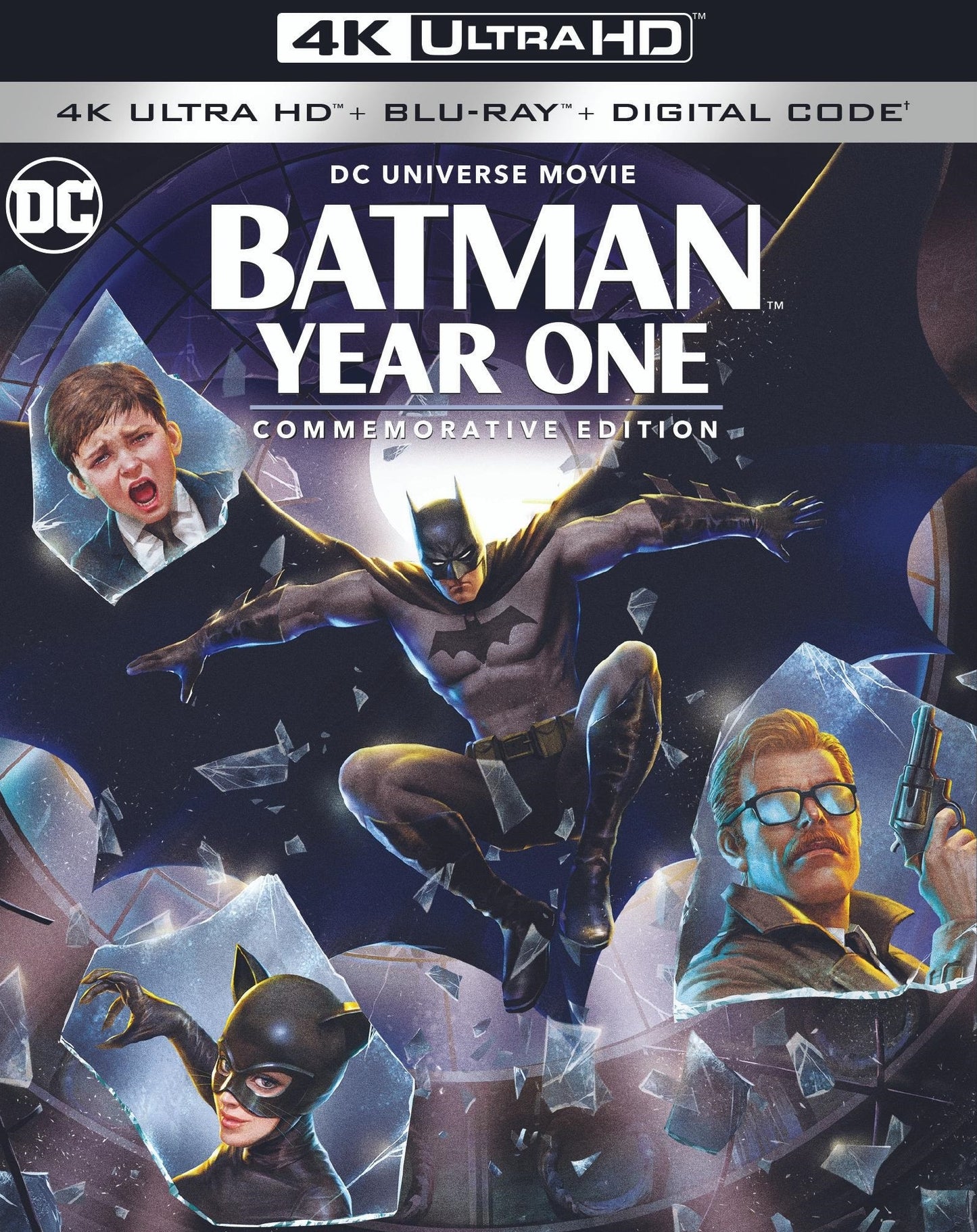 Batman: Year One [4K Ultra HD Blu-ray/Blu-ray] cover art