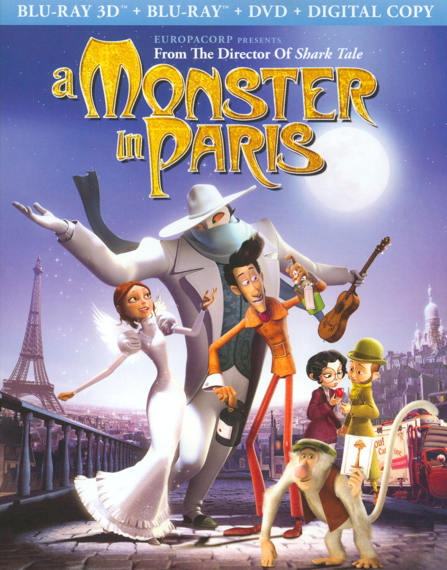 Monster in Paris [3 Discs] [Includes Digital Copy] [3D] [Blu-ray/DVD] cover art