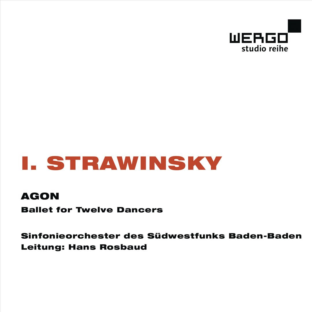 Stravinsky: Agon cover art