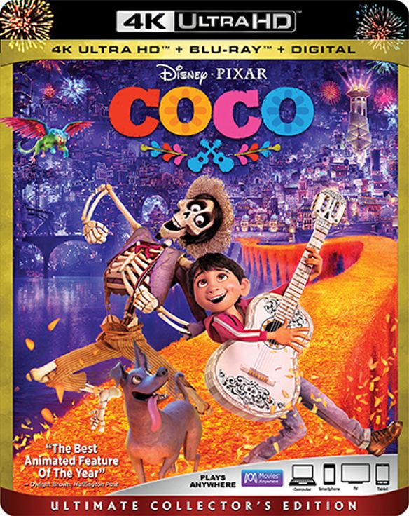 Coco [Includes Digital Copy] [4K Ultra HD Blu-ray/Blu-ray] cover art