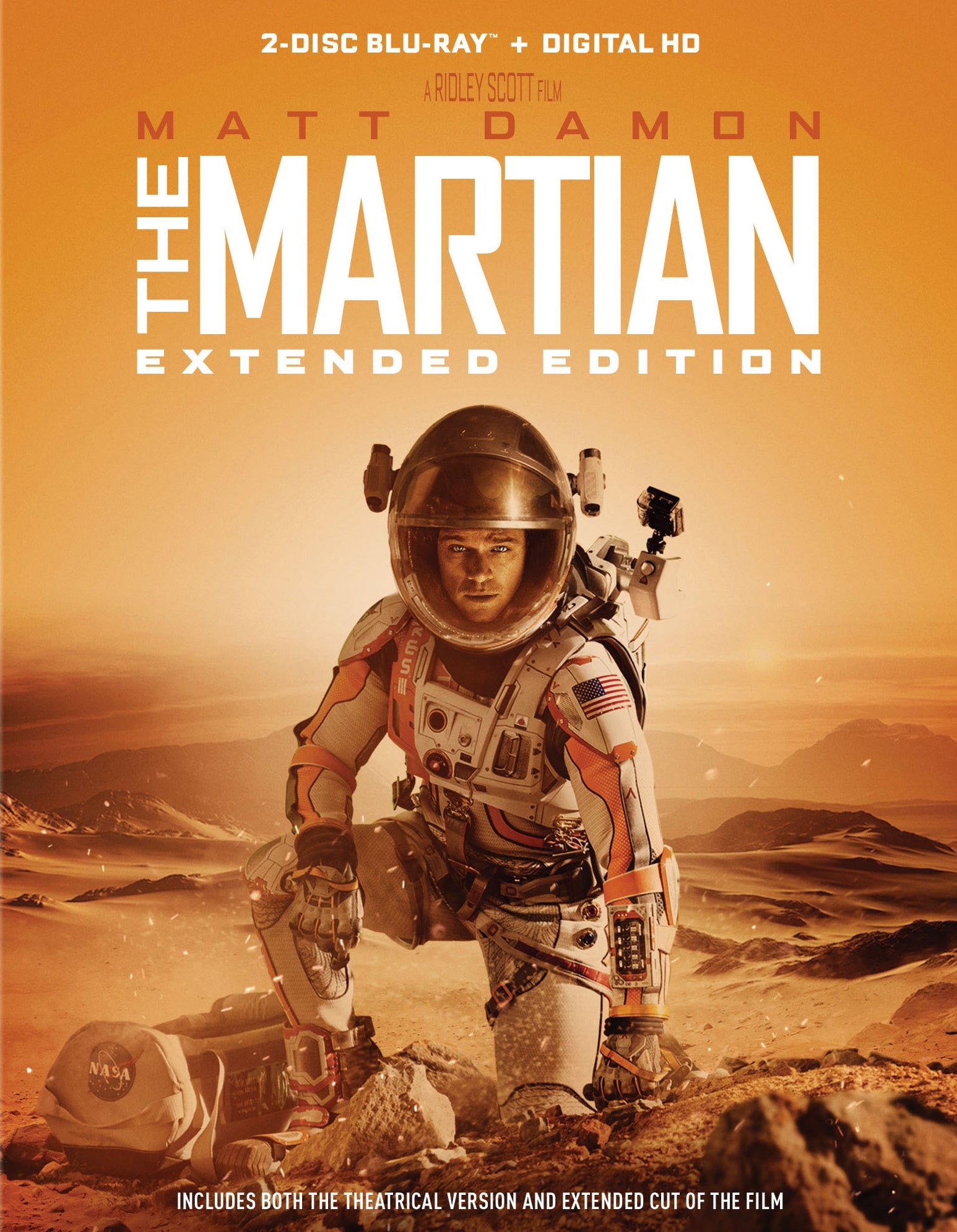 Martian [Extended Edition] [Blu-ray] [2 Discs] cover art