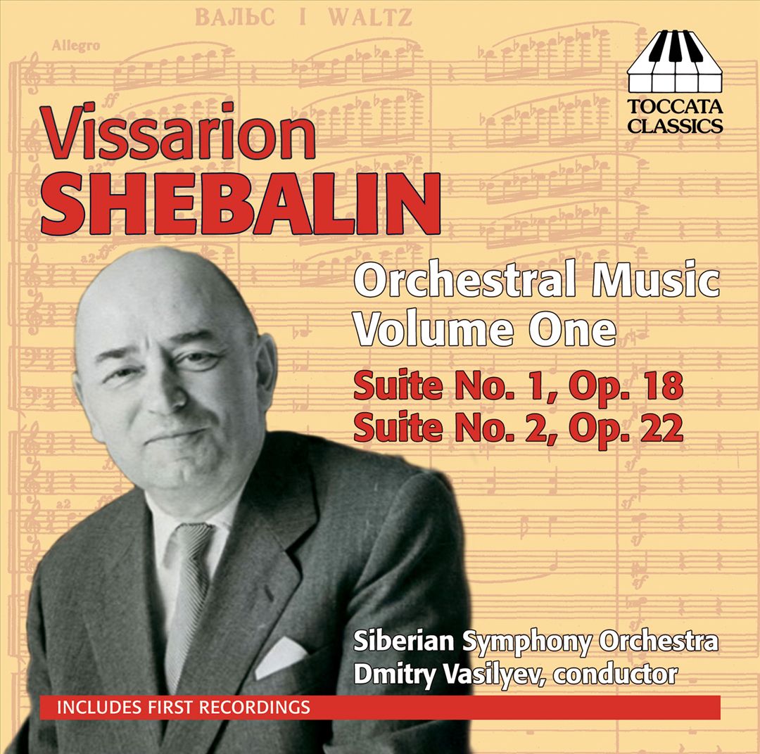 Vissarion Shebalin: Orchestral Music, Vol. 1 cover art