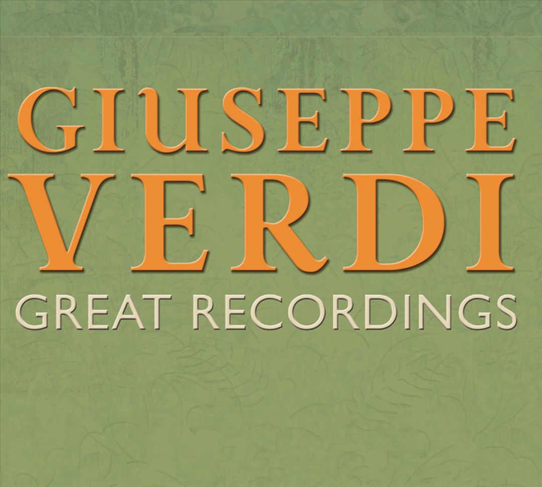 Giuseppe Verdi: Great Recordings cover art
