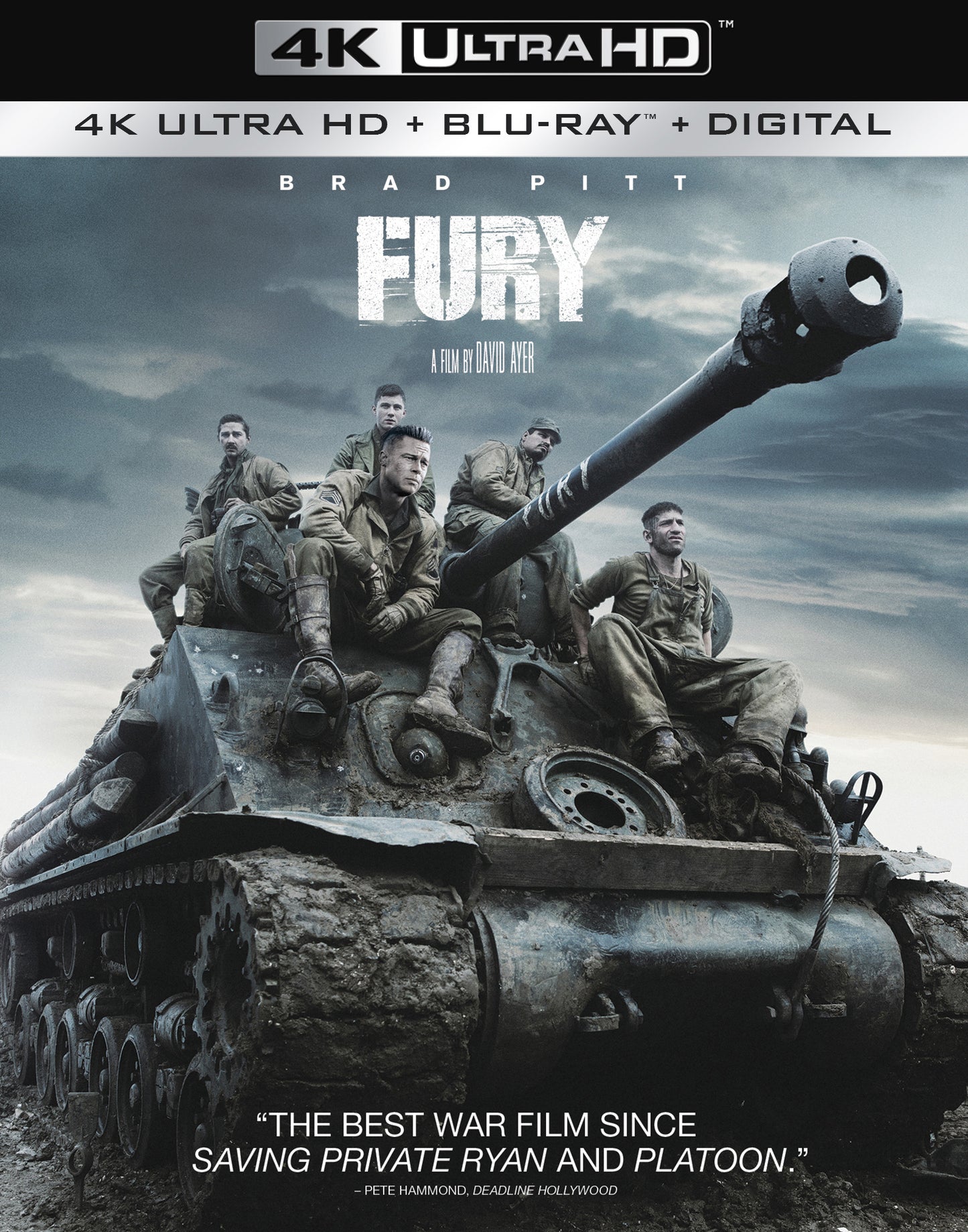 Fury [4K Ultra HD Blu-ray/Blu-ray] cover art