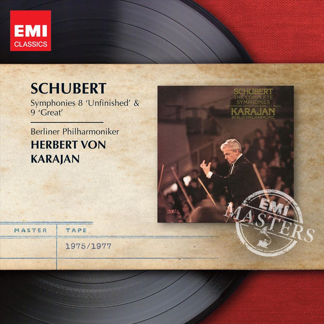 Schubert: Symphonies Nos. 8 "Unfinished" & 9 "Great" cover art