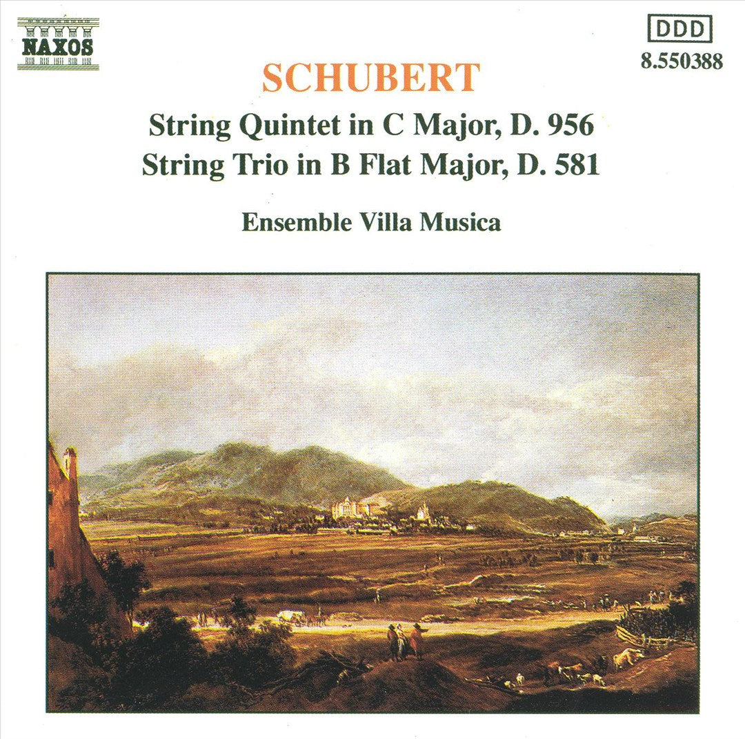 Schubert: String Quintet D. 956; String Trio, D. 581 cover art