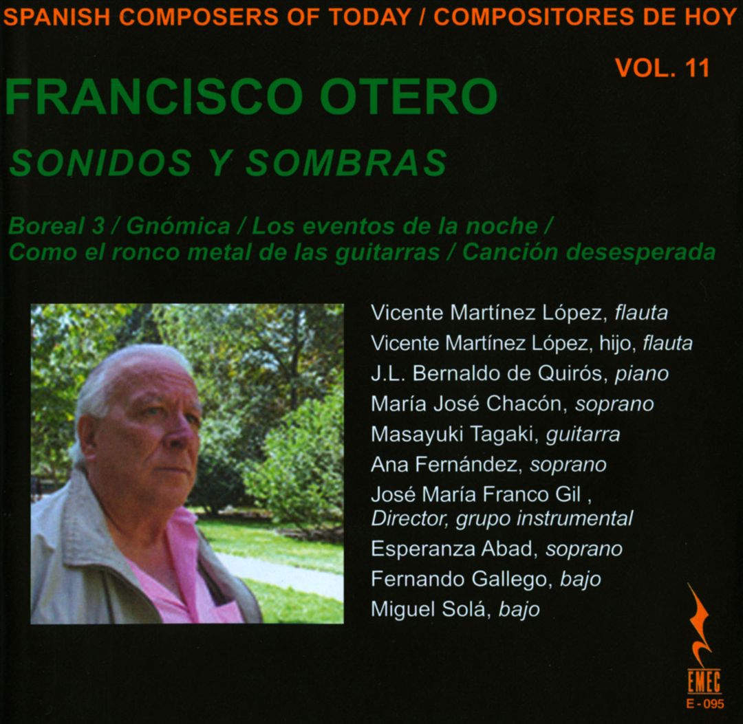 Spanish Composers of Today, Vol. 11: Francisco Otero - Sonidos y Sombras cover art