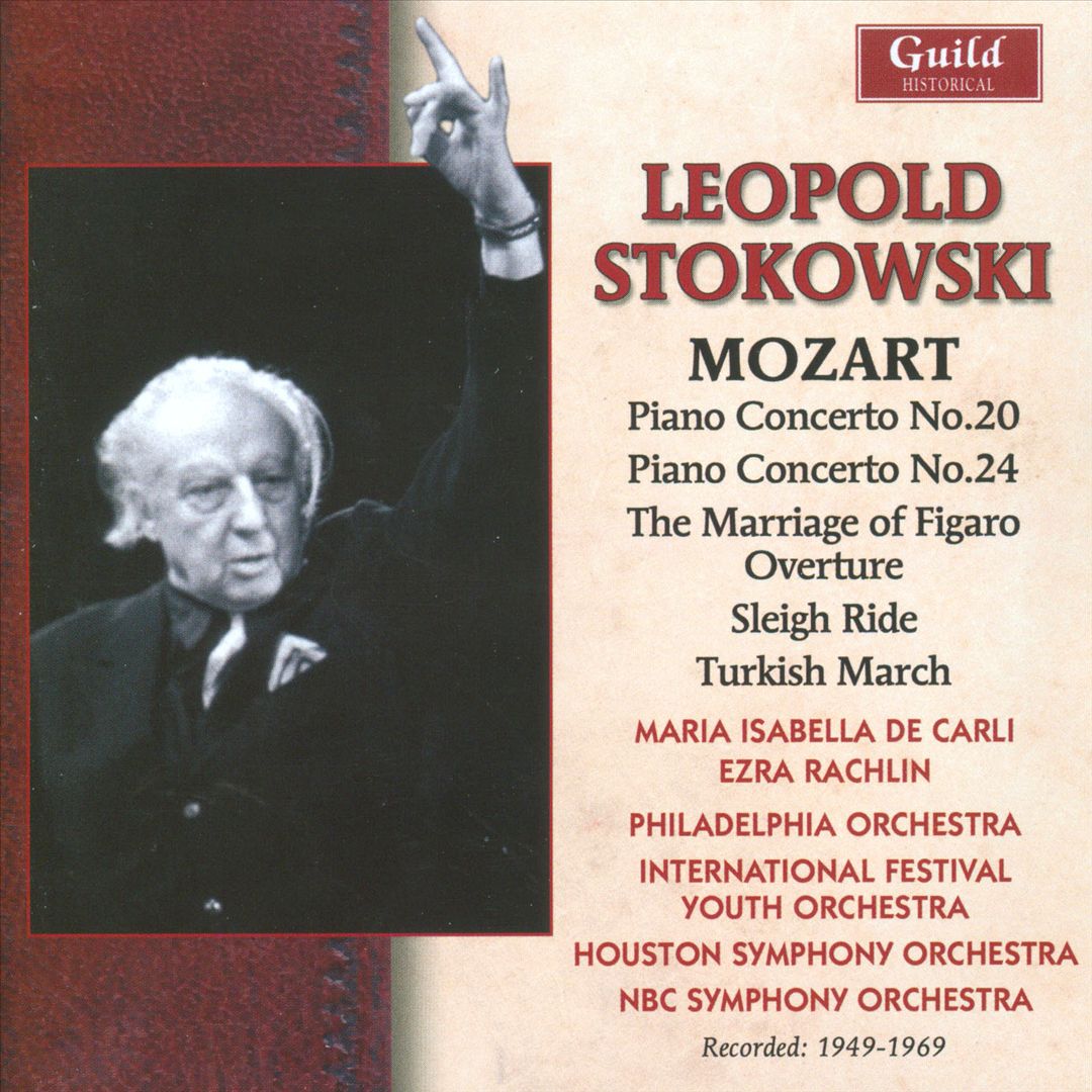 Mozart: Piano Concertos Nos. 20 & 24; The Marriage of Figaro Overture; Sleigh Ride; Turkish March cover art