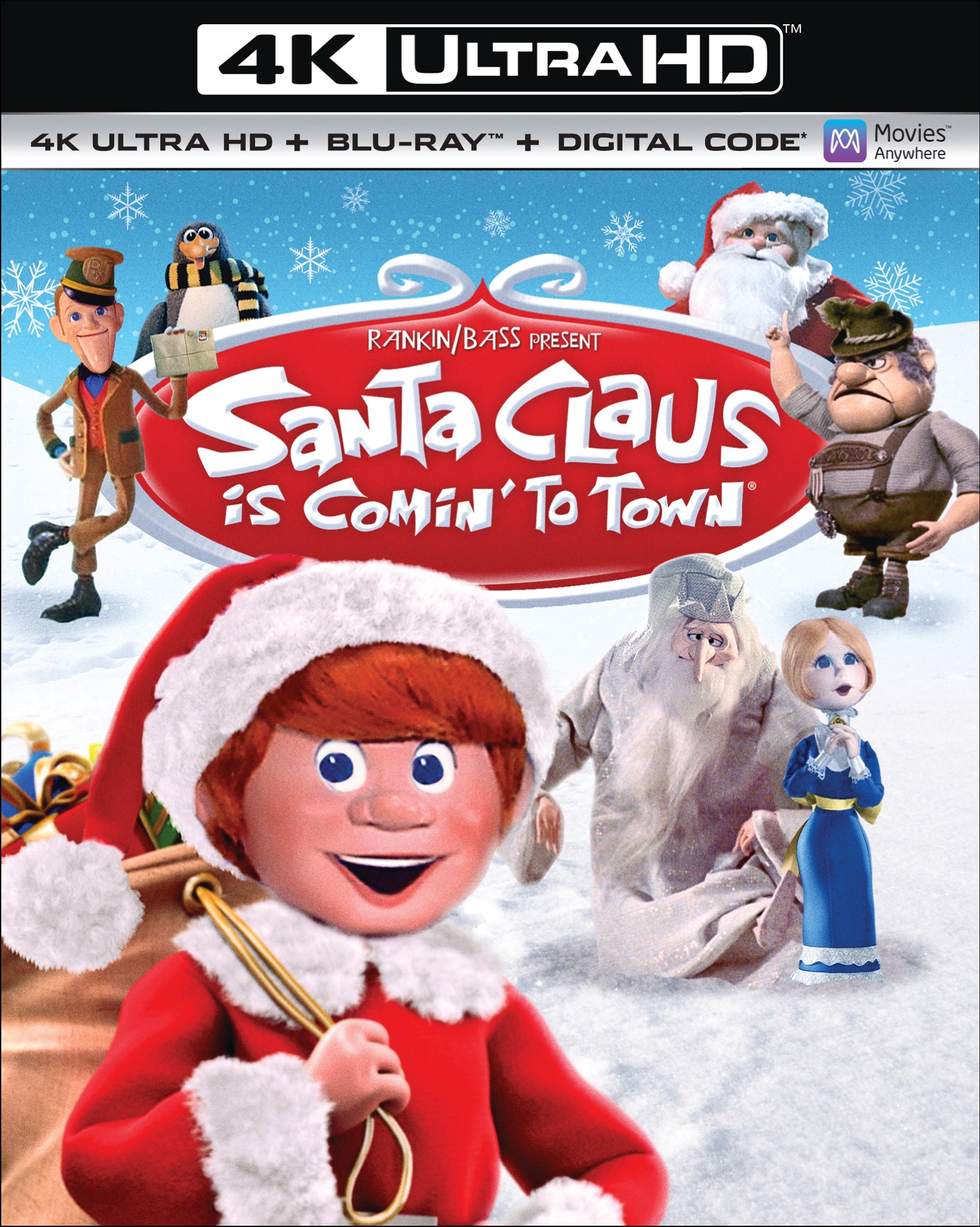 Santa Claus Is Comin' to Town [4K Ultra HD Blu-ray] cover art