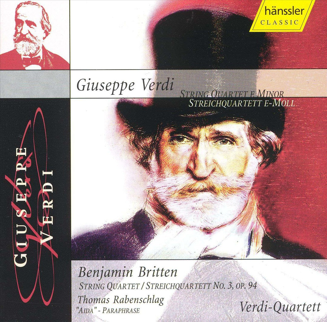 Giuseppe Verdi: String Quartet in E minor; Benjamin Britten: String Quartet No. 3, Op. 94 cover art