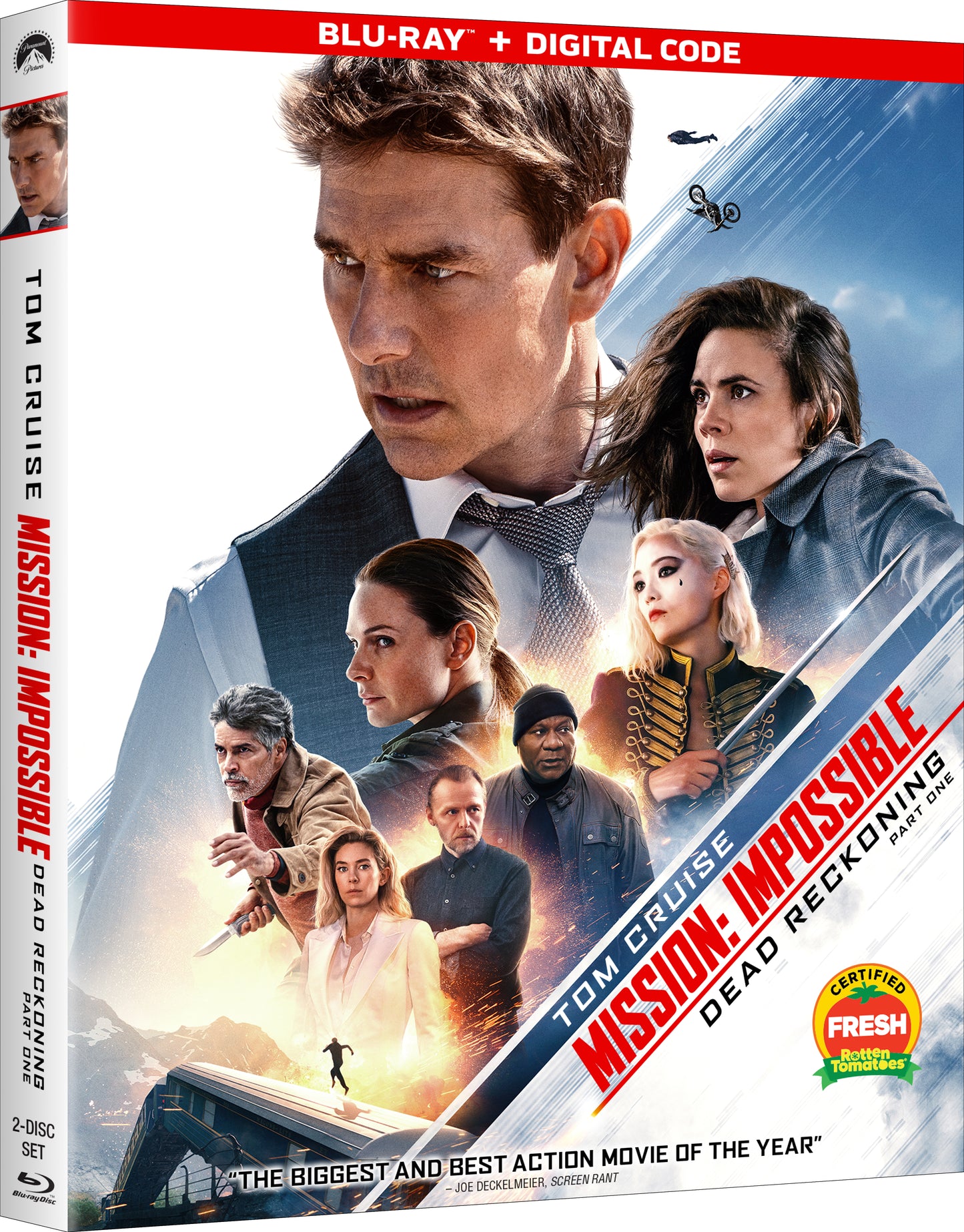Mission: Impossible - Dead Reckoning Part One [Includes Digital Copy] [Blu-ray] cover art
