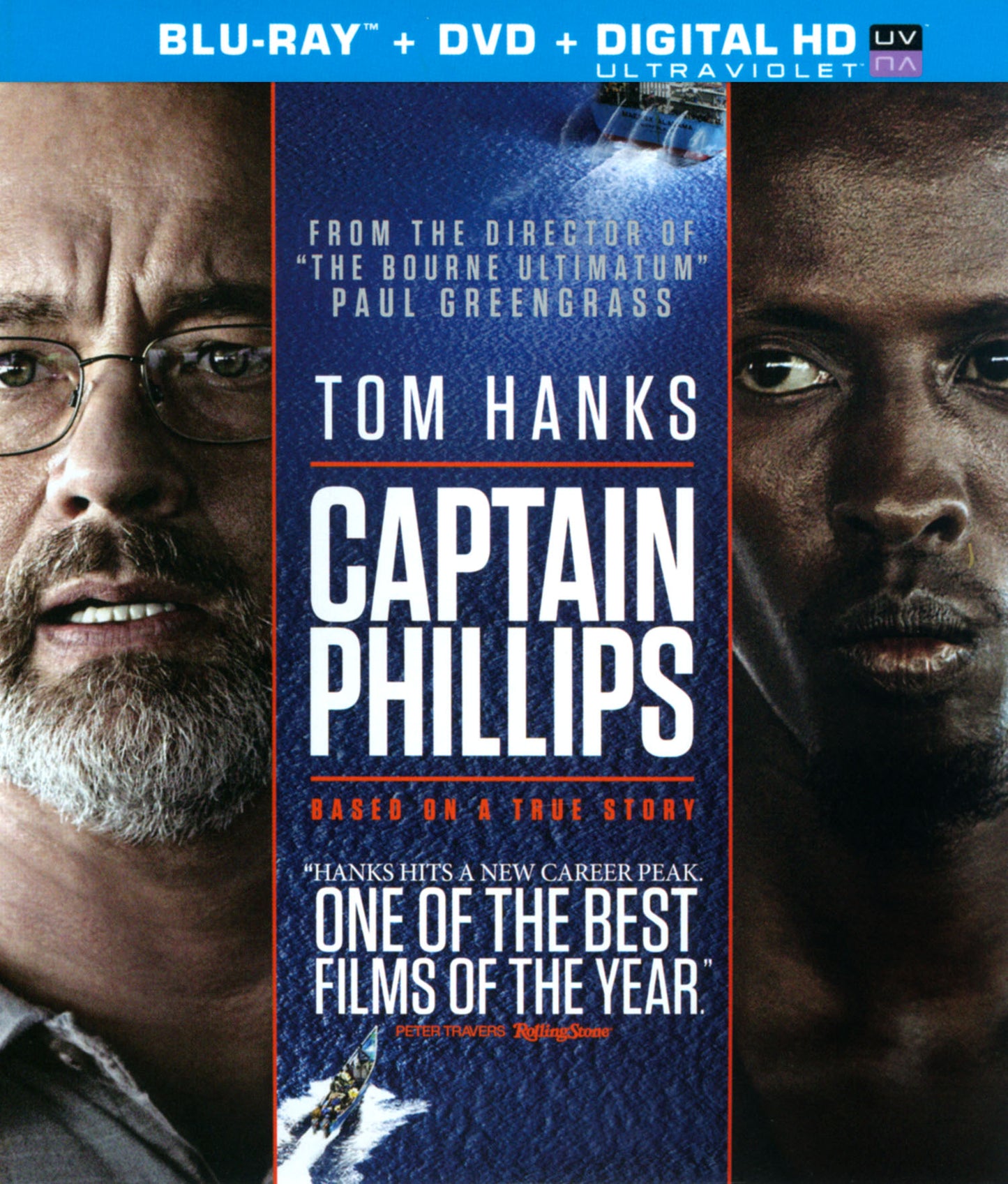 Captain Phillips [2 Discs] [Includes Digital Copy] [Blu-ray/DVD] cover art