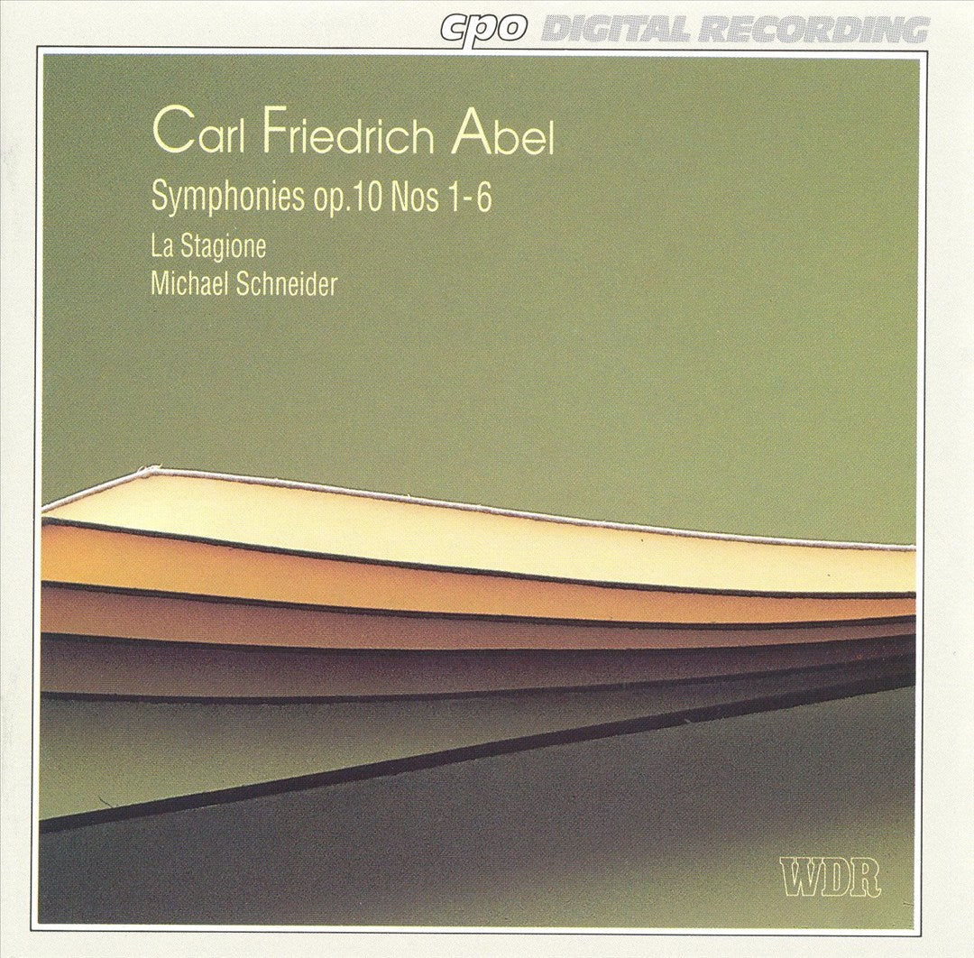 Carl Friedrich Abel: Symphonies, Op. 10, Nos.1-6 cover art