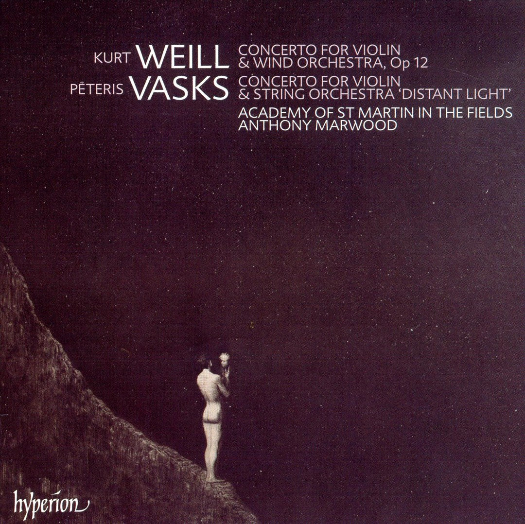 Weil: Concerto for Violin & Wind Orchestra; Vasks: Concerto for Violin & String Orchestra 'Distant Light' cover art