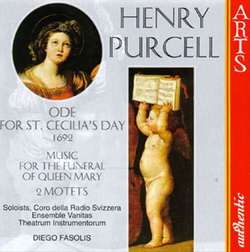 Purcell: Music for the Funeral of Queen Mary Z860; Hail, bright Cecilia Z328; Motets cover art