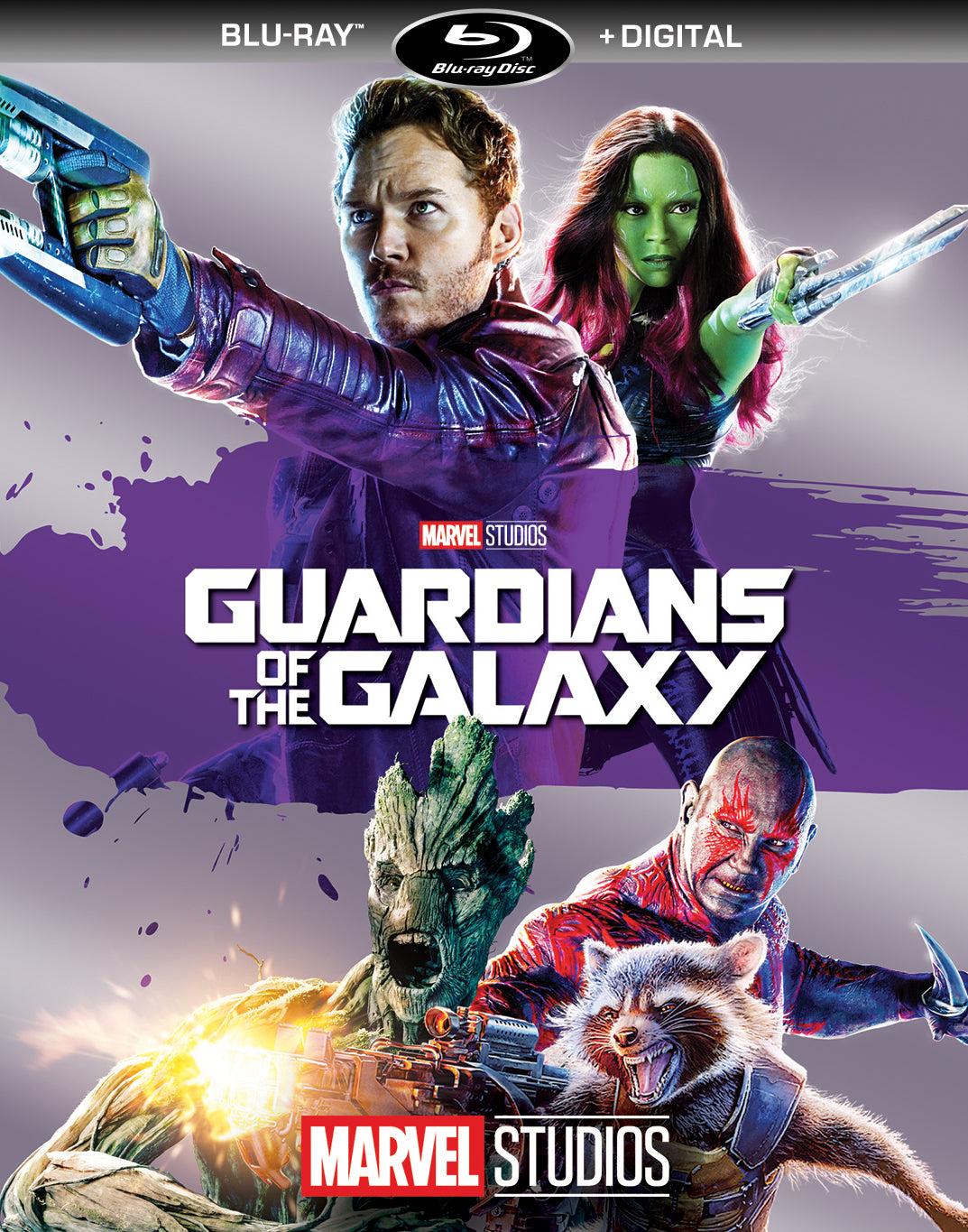 Guardians of the Galaxy [Includes Digital Copy] [Blu-ray] cover art