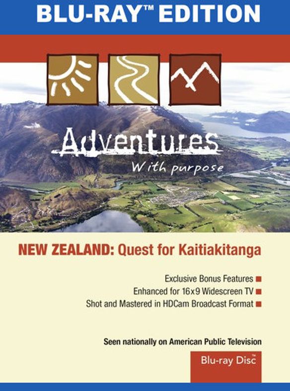 Adventures with Purpose: New Zealand [Blu-ray] cover art