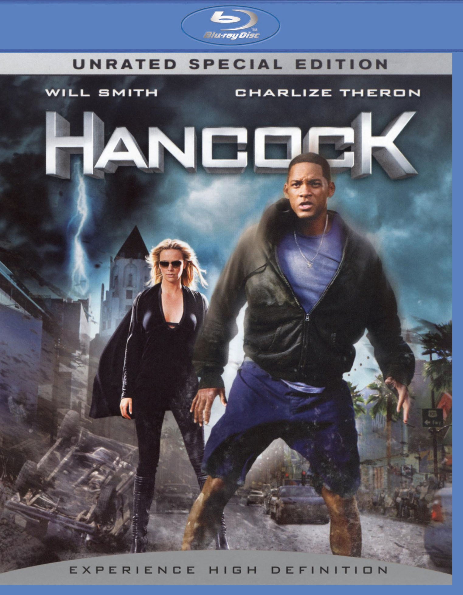 Hancock [WS] [Unrated] [Blu-ray] cover art