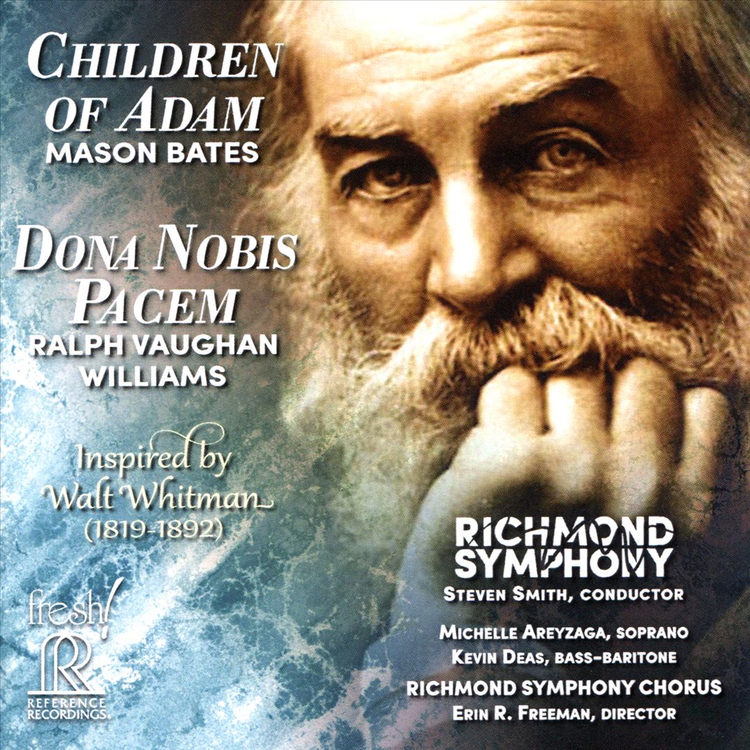 Mason Bates: Children of Adam; Ralph Vaughan Williams: Dona Nobis Pacem cover art