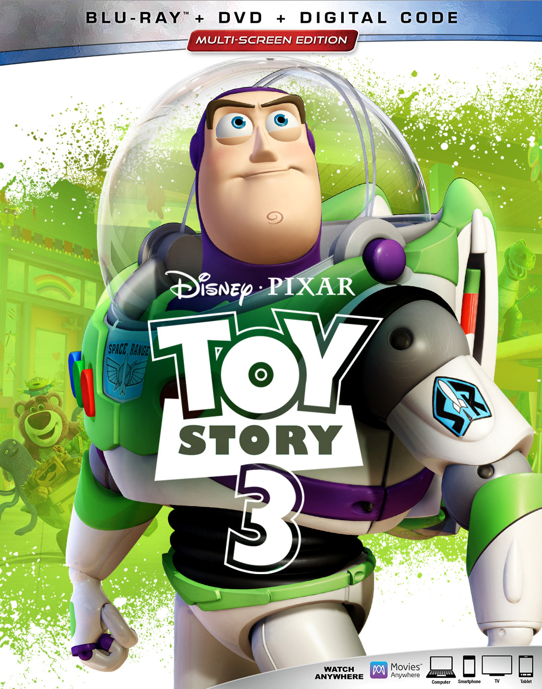 Toy Story 3 [Includes Digital Copy] [Blu-ray/DVD] cover art