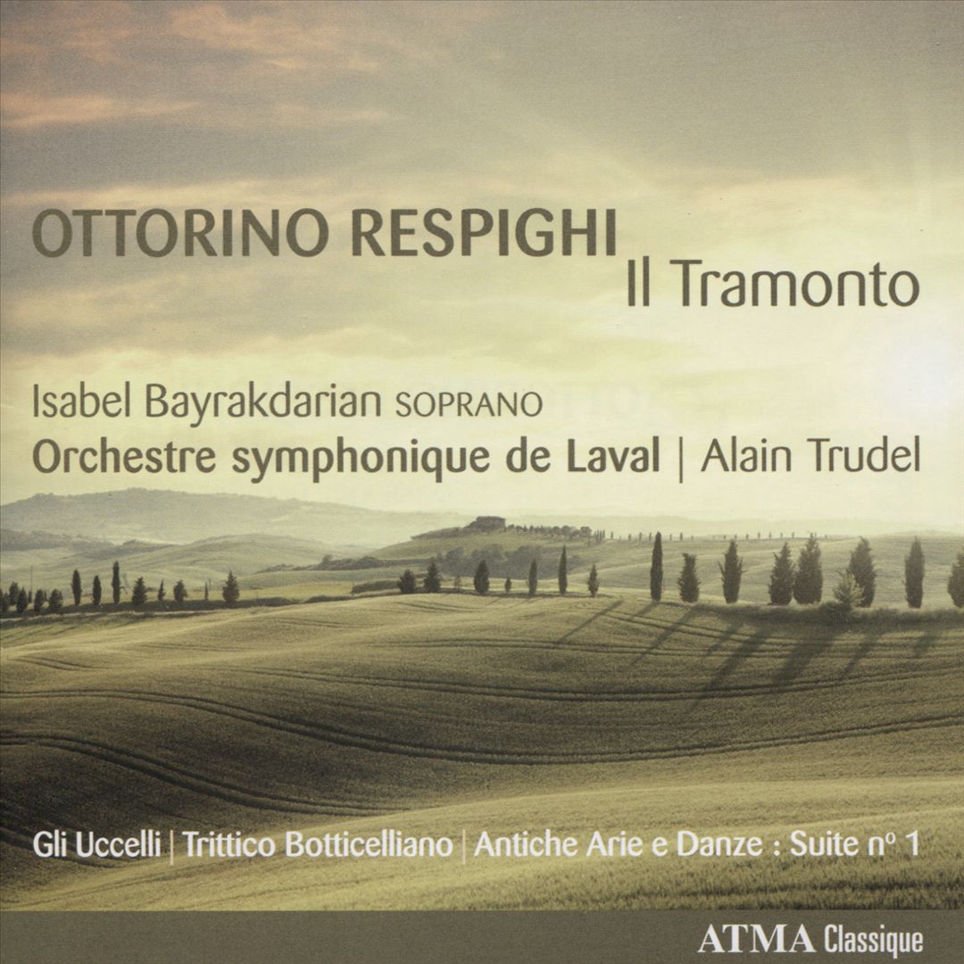 Ottorino Respighi: Il Tramonto cover art