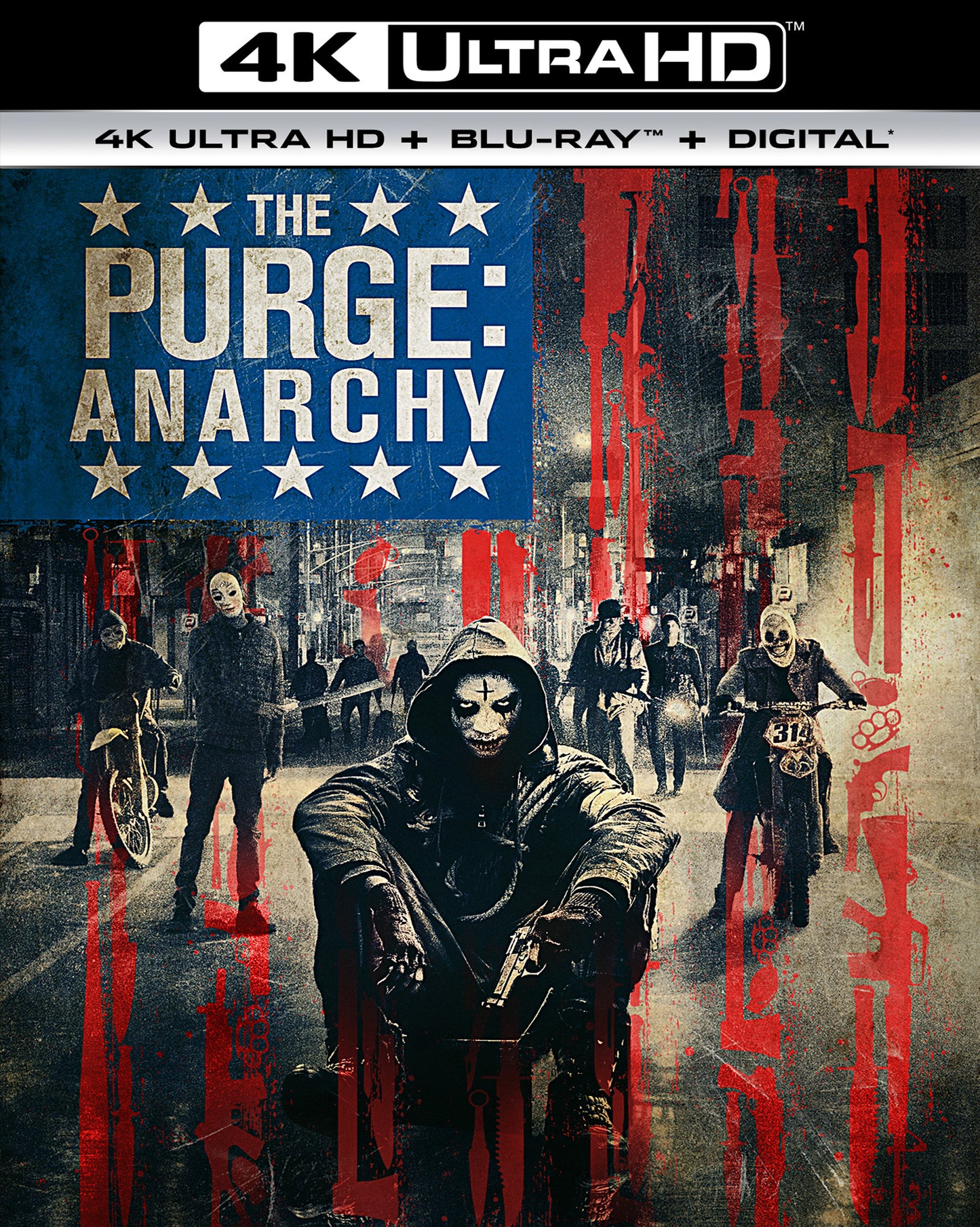 Purge: Anarchy [4K Ultra HD Blu-ray/Blu-ray] cover art