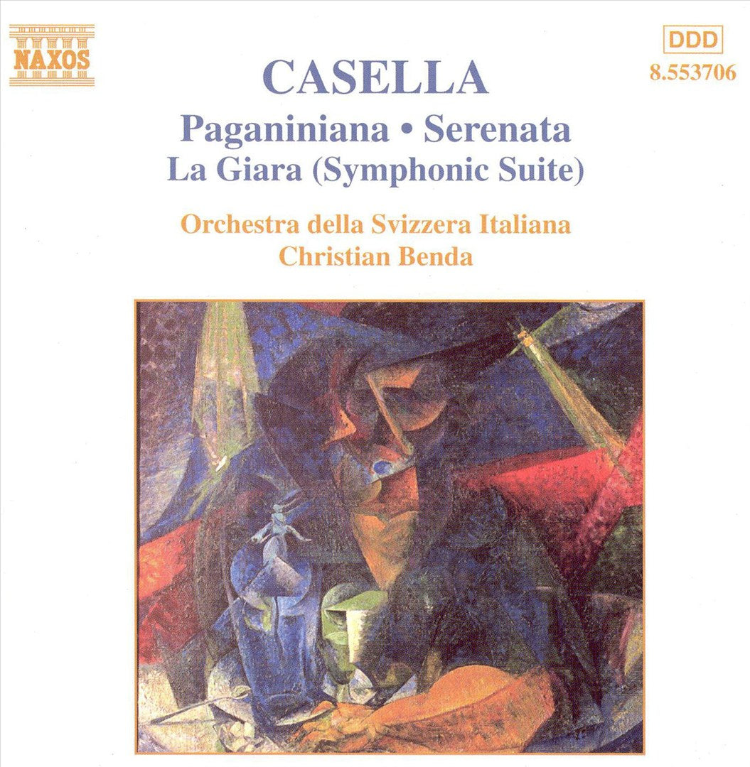 Casella: Paganiniana; Serenata; La Giara (Symphonic Suite) cover art