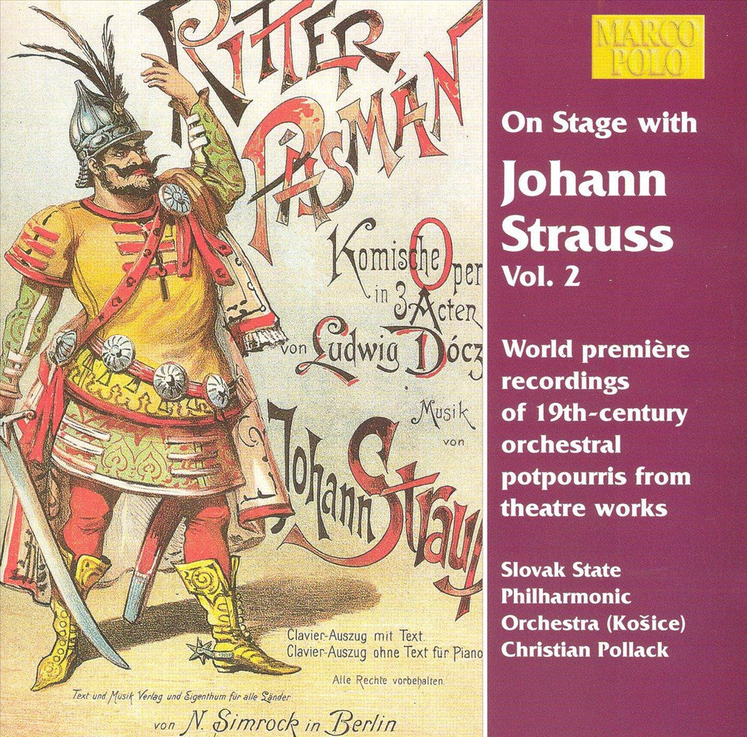 On Stage with Johann Strauss, Vol. 2 cover art