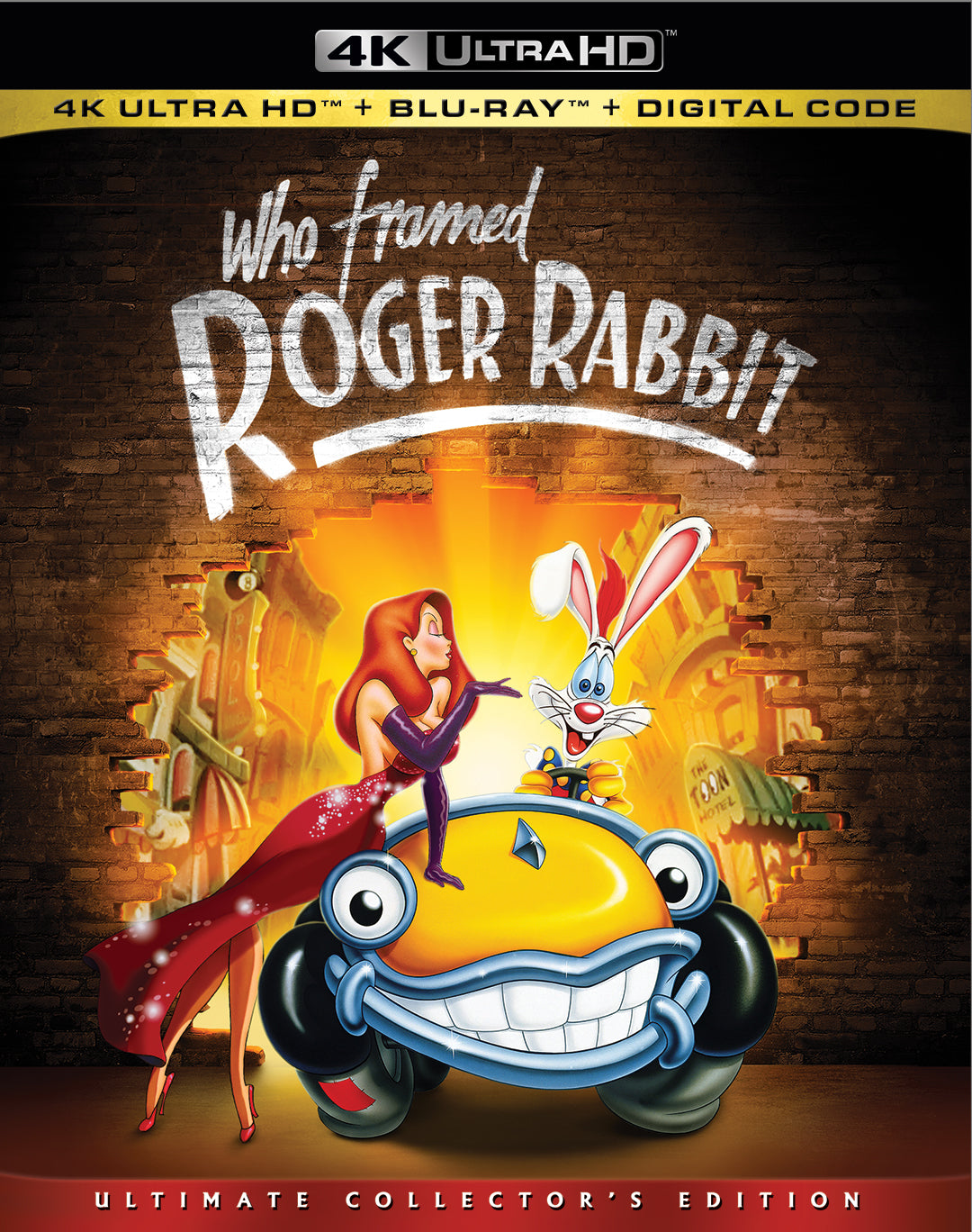 Who Framed Roger Rabbit [Includes Digital Copy] [4K Ultra HD Blu-ray/Blu-ray] cover art