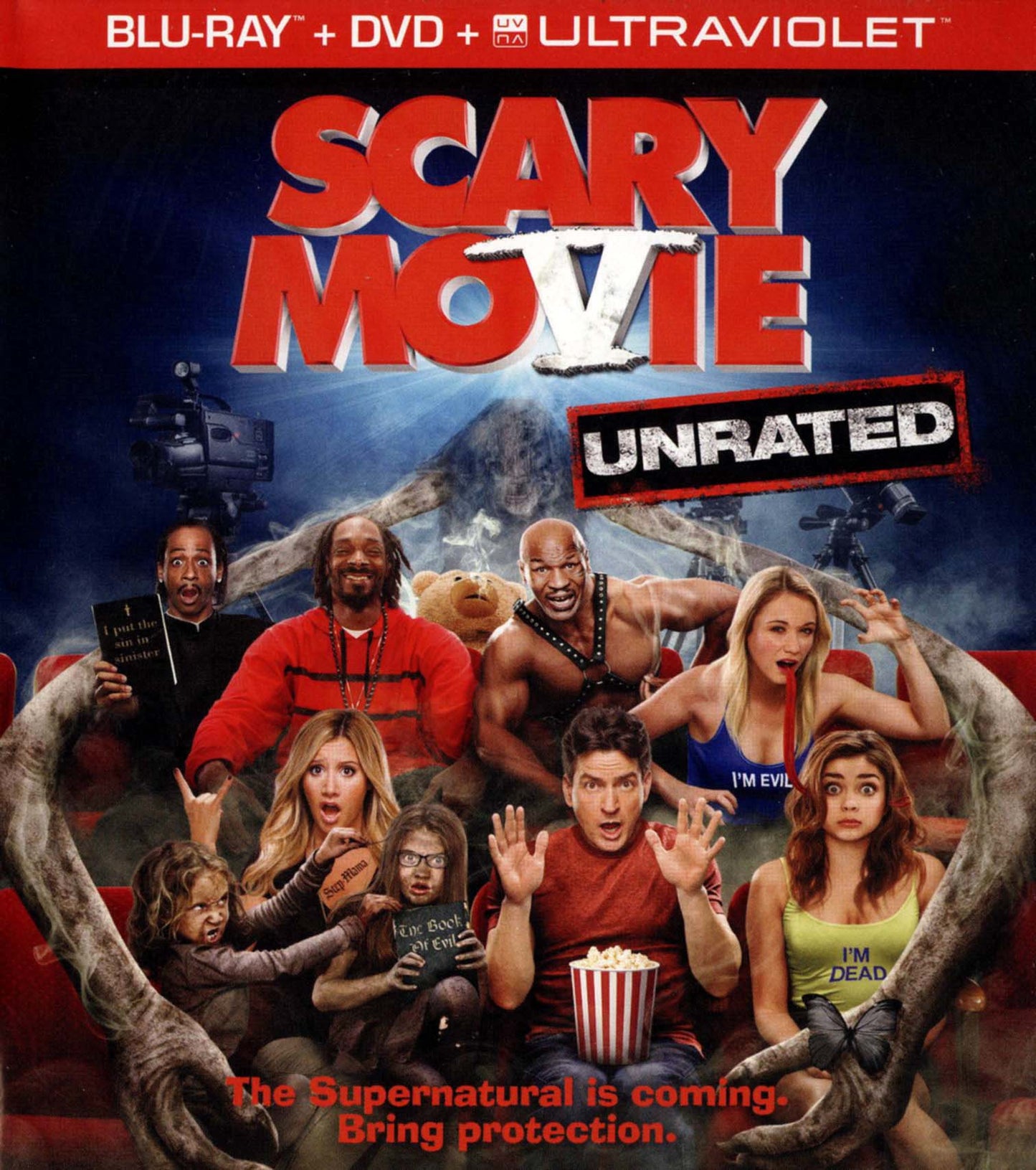 Scary Movie V [Unrated] [2 Discs] [Includes Digital Copy] [Blu-ray/DVD] cover art