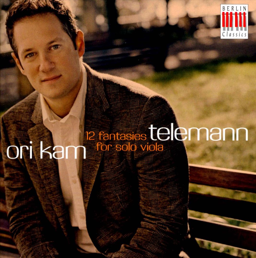 Telemann: 12 Fantasies for Solo Viola cover art